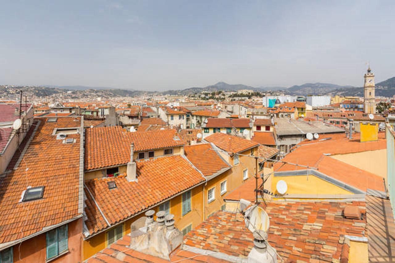 La Croix - F3, Terrasse Vue Panoramique, Vieux-Nice Old Town And Terrace Exterior photo