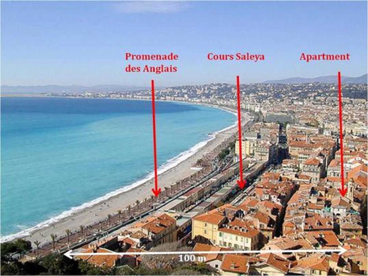 La Croix - F3, Terrasse Vue Panoramique, Vieux-Nice Old Town And Terrace Exterior photo