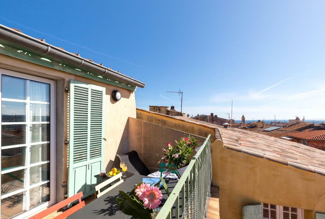 La Croix - F3, Terrasse Vue Panoramique, Vieux-Nice Old Town And Terrace Exterior photo